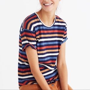 Madewell striped Whisper cotton short sleeve tee